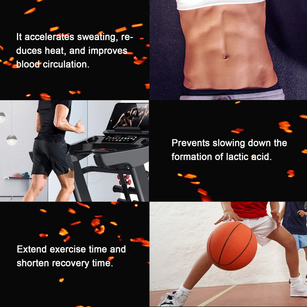 Eelhoe 60g Abdominal Muscle Enhancer Cream Belly Slimming Weight Loss Reduce Cellulite Fat Burning Sweat Enhance Massage Cream