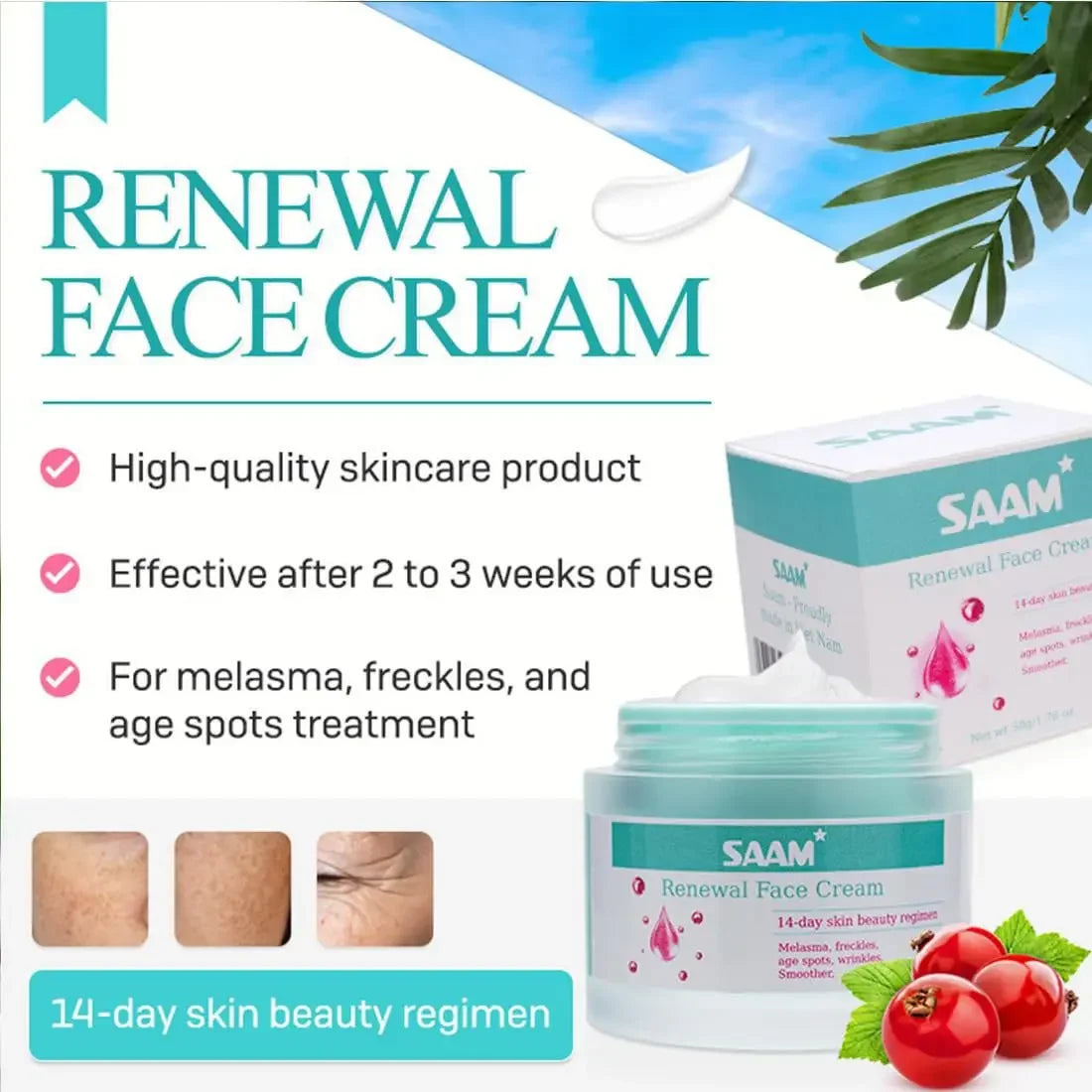 Saam Face Cream，Saam Renewal