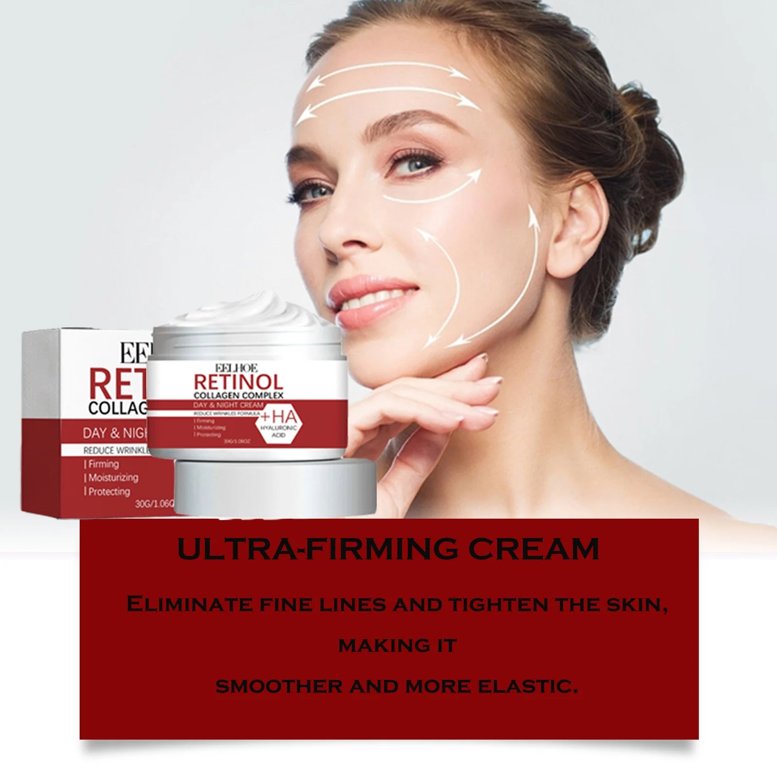 Retinol Lifting Firming Creams Collagen Wrinkle Remover Face Care Cream for Moisturizer Whitening Brighten Skin Care Products
