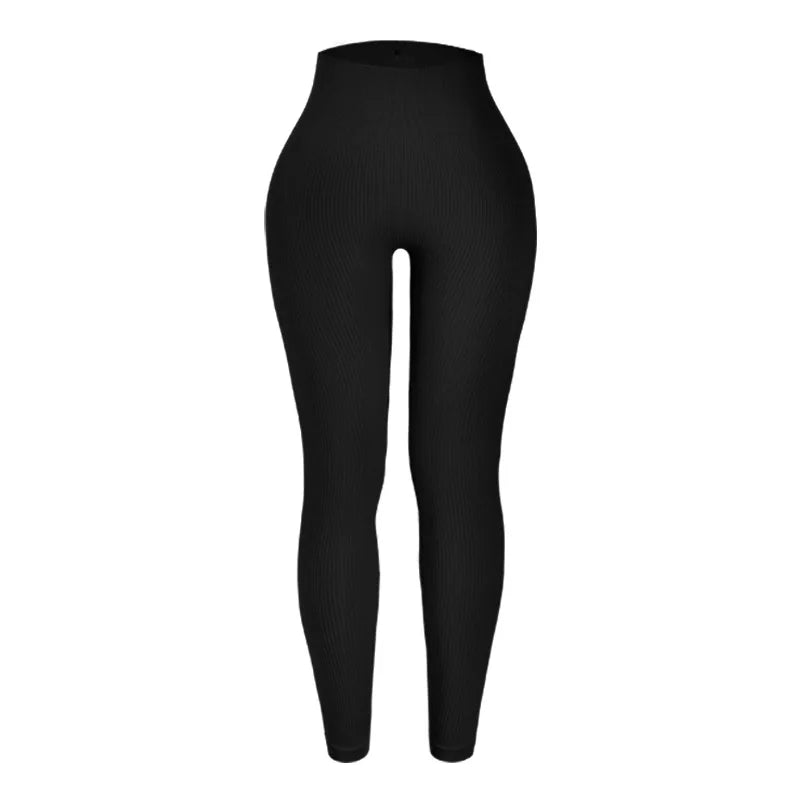 Autumn Sexy Gym Leggings Women High Waist Skinny Stretch Fitness Leggings Exercise Activewear Running Outdoors Fashion Thread