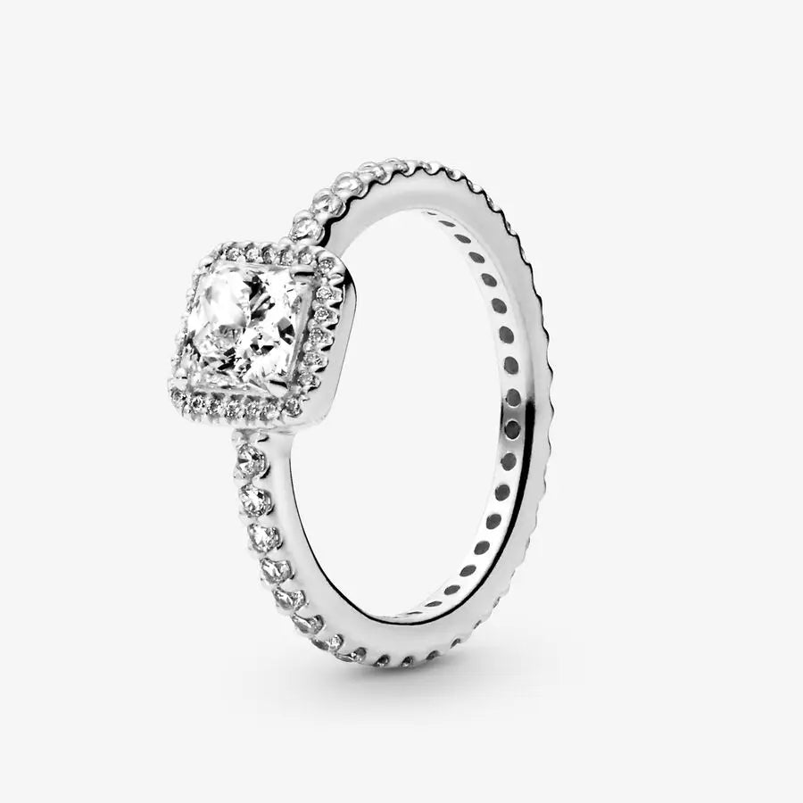 100% 925 sterling silver ring Classic Crown Light luxury charm exquisite suitable for ladies Valentine's Day jewelry gifts