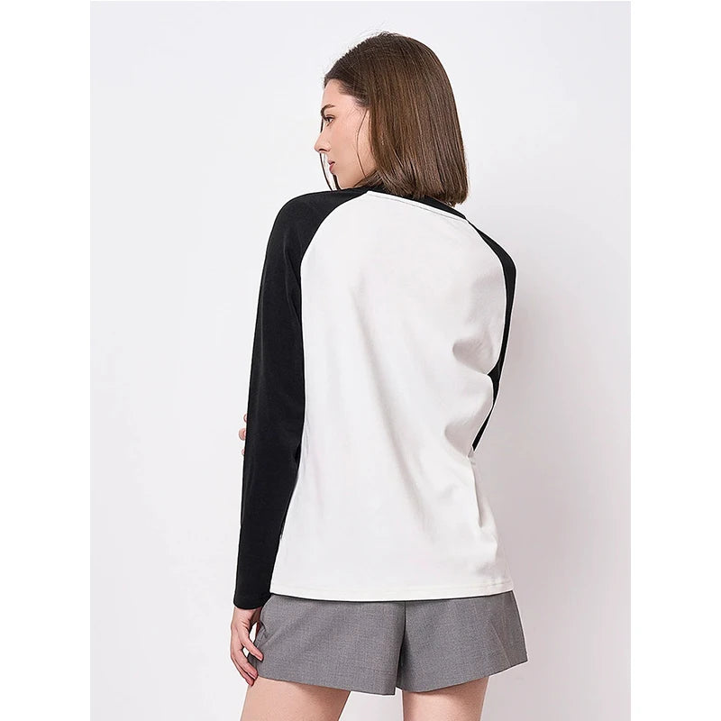 Butterfly Tree Print Long Sleeve T-Shirt All Seasons Funny Gothic T Shirt Women's Casual Print Crew Neck Top Tee Tshirt Clothing