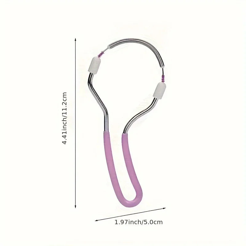 1PCFacial Epilator for Women, Remove Unwanted Hair on Upper Lip, Chin, Face, Portable Handheld Spring Roller Epilator for Smooth