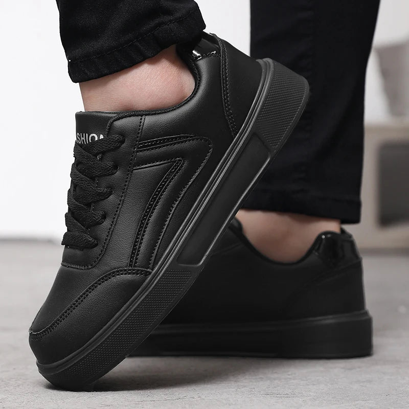 Women's Non-slip Sneakers for Walking New Wave Shoe Autumn Tround Toe Lace Up Flats 2025 Anti-slip Minimalist  Platform Sneakers