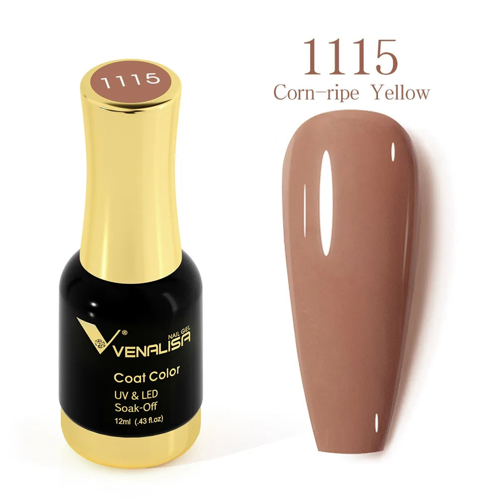 #1004 VENALISA Nail Gel Polish Hema TPO Free Semi Permanent Jelly Nude Pink Color Soak Off UV LED Ultra Diamond Varnish 12ml