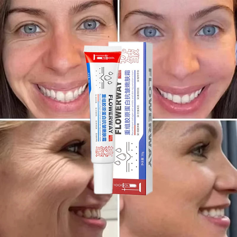 Collagen Anti-Aging Cream Repair Instant Wrinkle Tightening Lifting Rejuvenate face Deep Moisturizing Tightening Korean Skincare