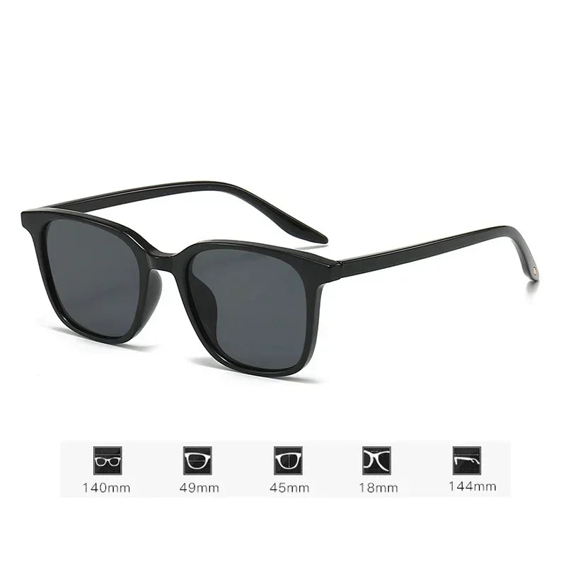 Unisex Trendy New Sunglasses Women's Retro Vintage Ultralight Myopia Glasses Outdoor UV Protection Eyeglasses with Prescription