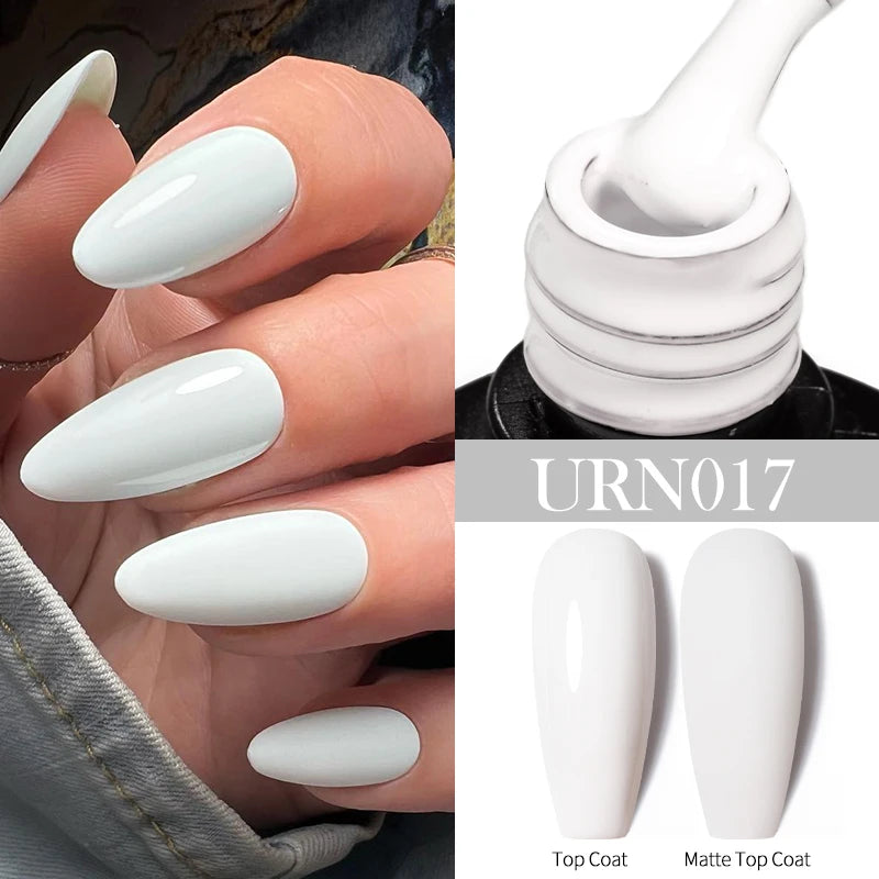 UR SUGAR 7.5ml Nude Glitter Color Nail Gel Polish Semi-permanent Varnish Soak Off Nail Art Base Top Coat UV LED Gel Manicure