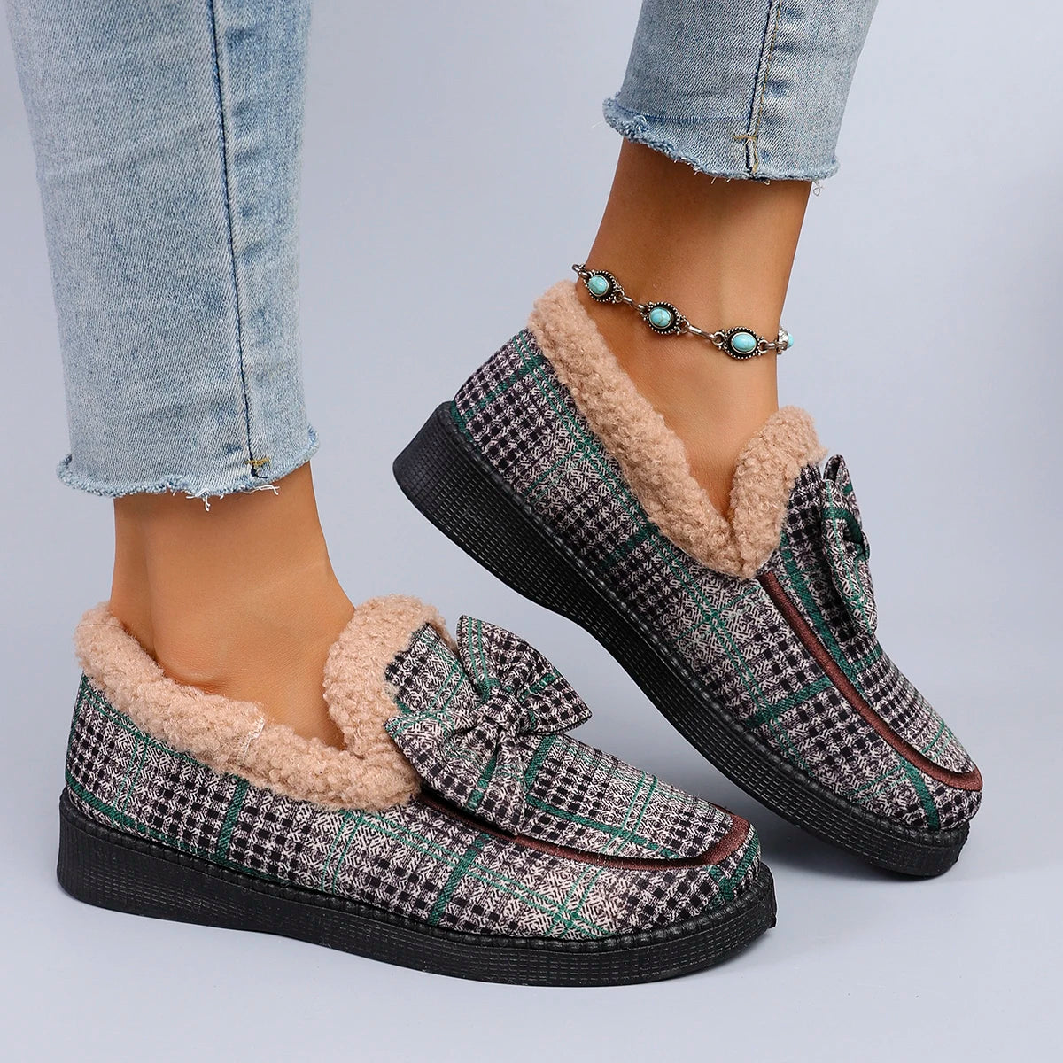 New autumn and winter products: Women's low cut cotton boots, warm, comfortable, breathable and casual shoes