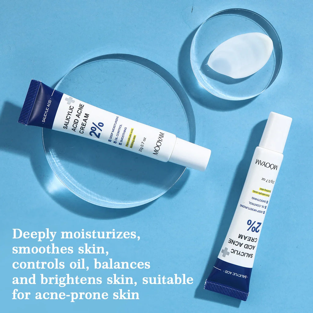 Salicylic Acid Acne Treatment Cream, Gentle Moisturizing Cream