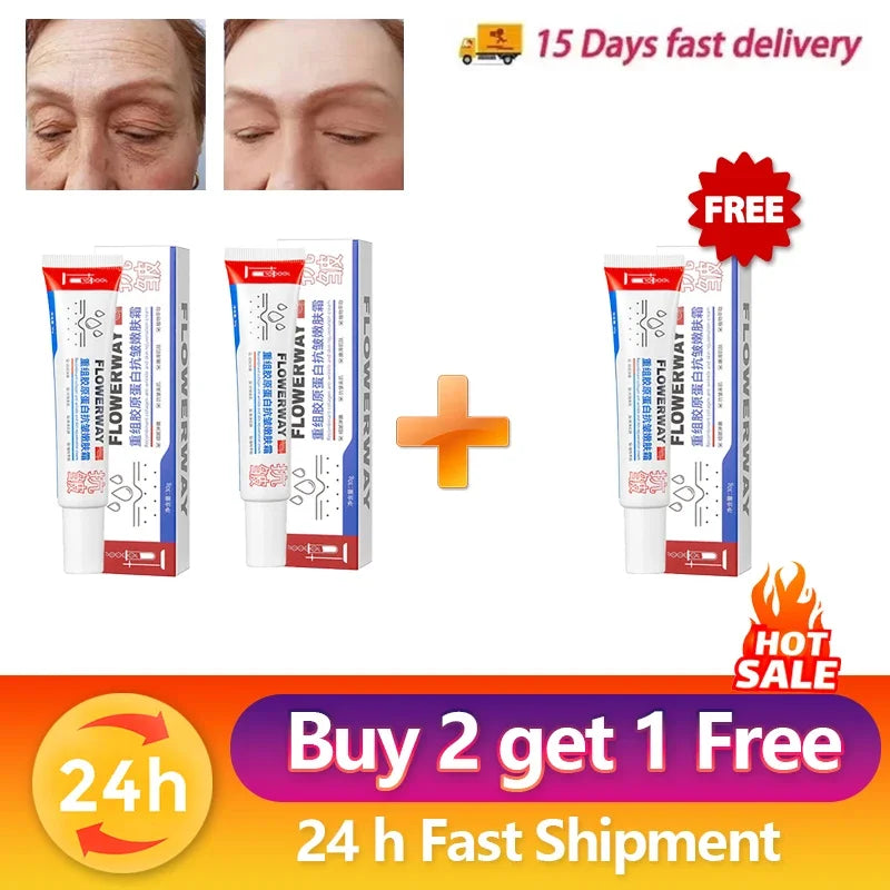 Collagen Anti-Aging Cream Repair Instant Wrinkle Tightening Lifting Rejuvenate face Deep Moisturizing Tightening Korean Skincare