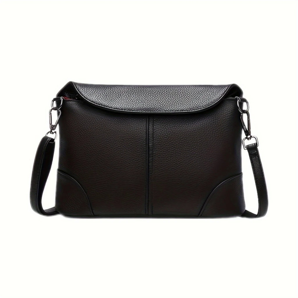 2025 new solid color ladies fashion shoulder bag, casual and simple ladies crossbody bag, large capacity ladies commuter bag