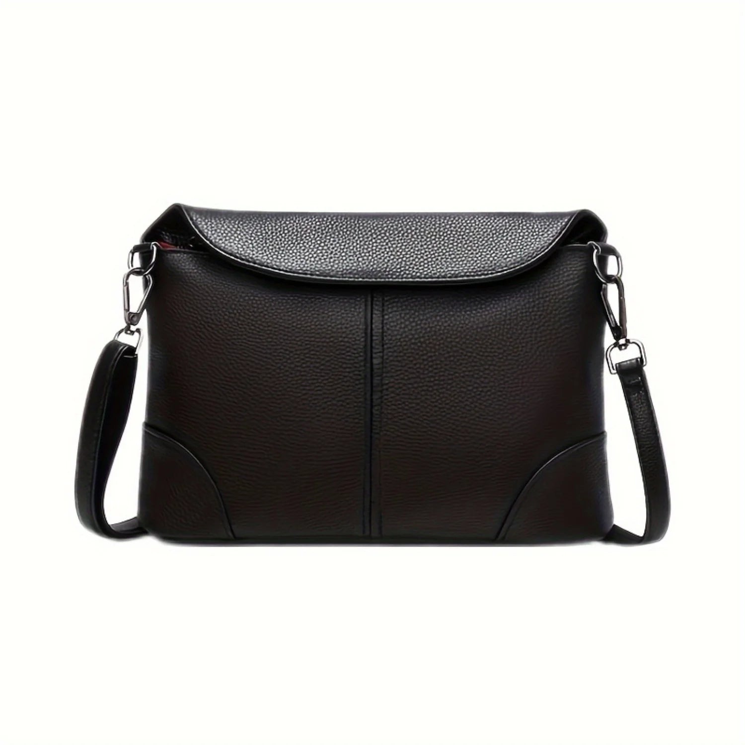 2025 new solid color ladies fashion shoulder bag, casual and simple ladies crossbody bag, large capacity ladies commuter bag