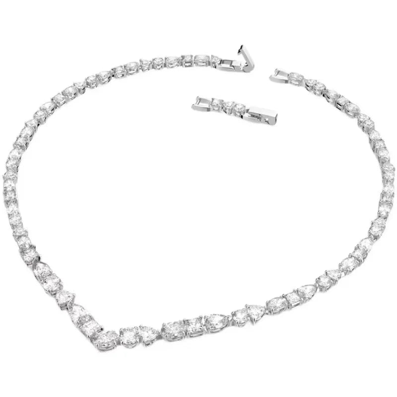 Original Geometric Charms Teardrop Jewelry Necklace Fine Jewelry Set Women Water Drop Bracelet Earrings Ring Romantic Gift