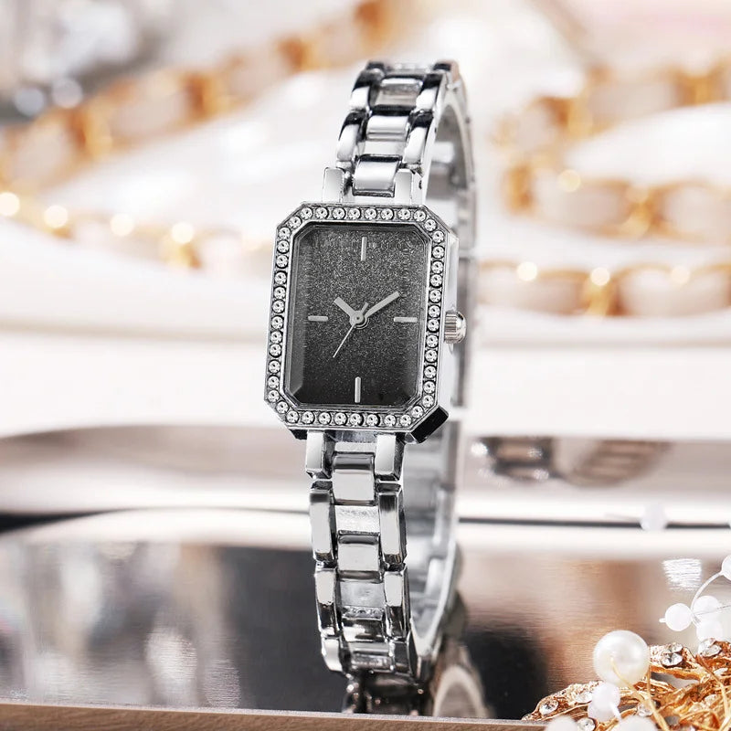 3 Pcs/set Fashion Women's Watch Luxury Trendy Quartz Watch Suitable Hello Kitty necklace bracelet Quartz watch gift