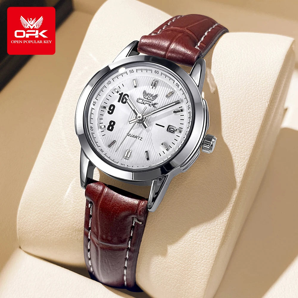 OPK Brand Women's Watch Casual Fashion Luminous Quartz Watch for Women 6021