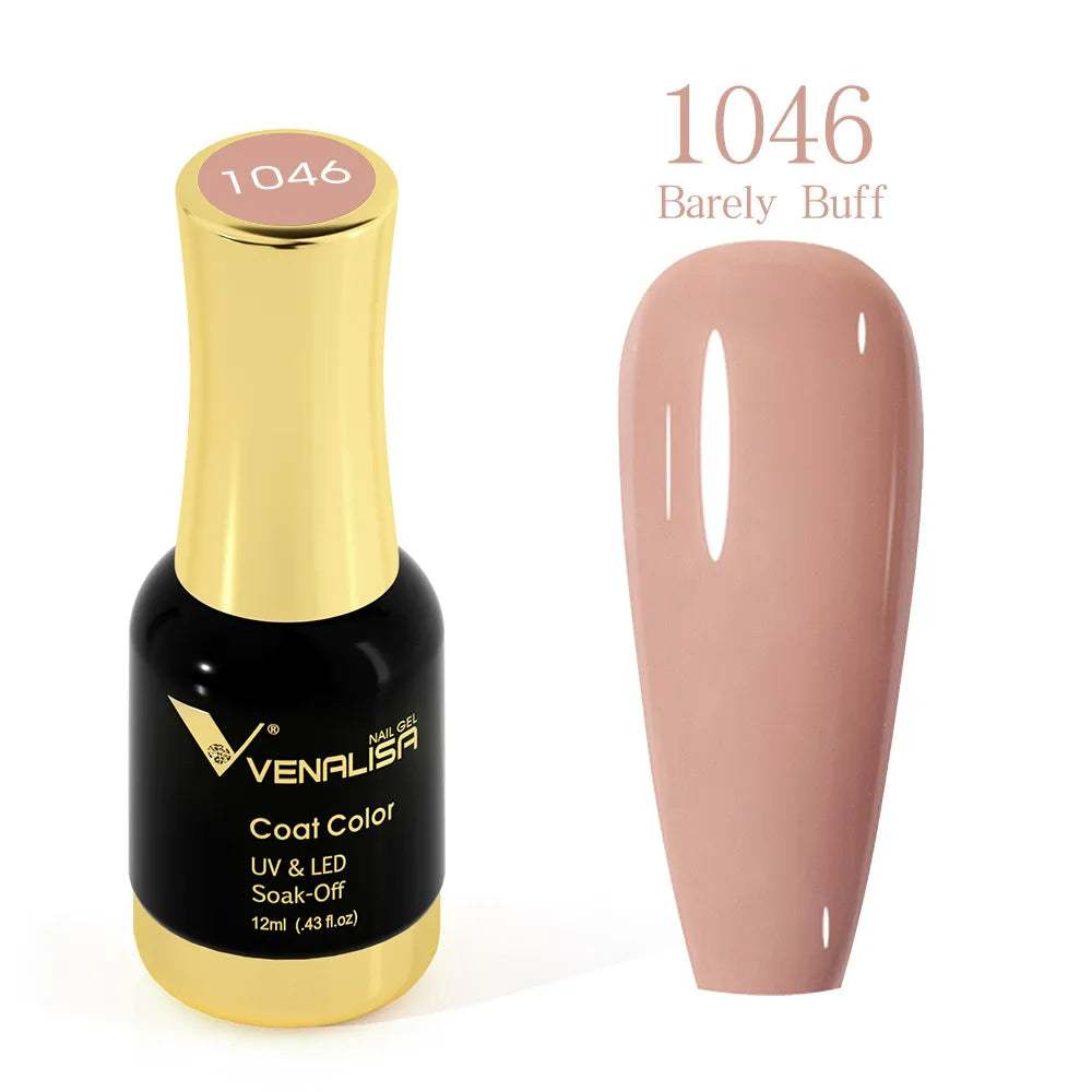 #1004 VENALISA Nail Gel Polish Hema TPO Free Semi Permanent Jelly Nude Pink Color Soak Off UV LED Ultra Diamond Varnish 12ml
