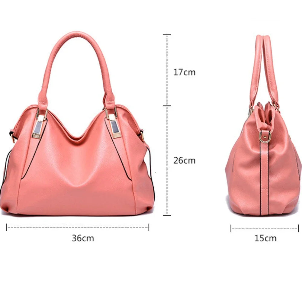 2025 Hot Women'S Fashion Soft Leather Handbag Large Capacity Women'S Bag One Shoulder Crossbody Bag Women'S Stylish Backpack