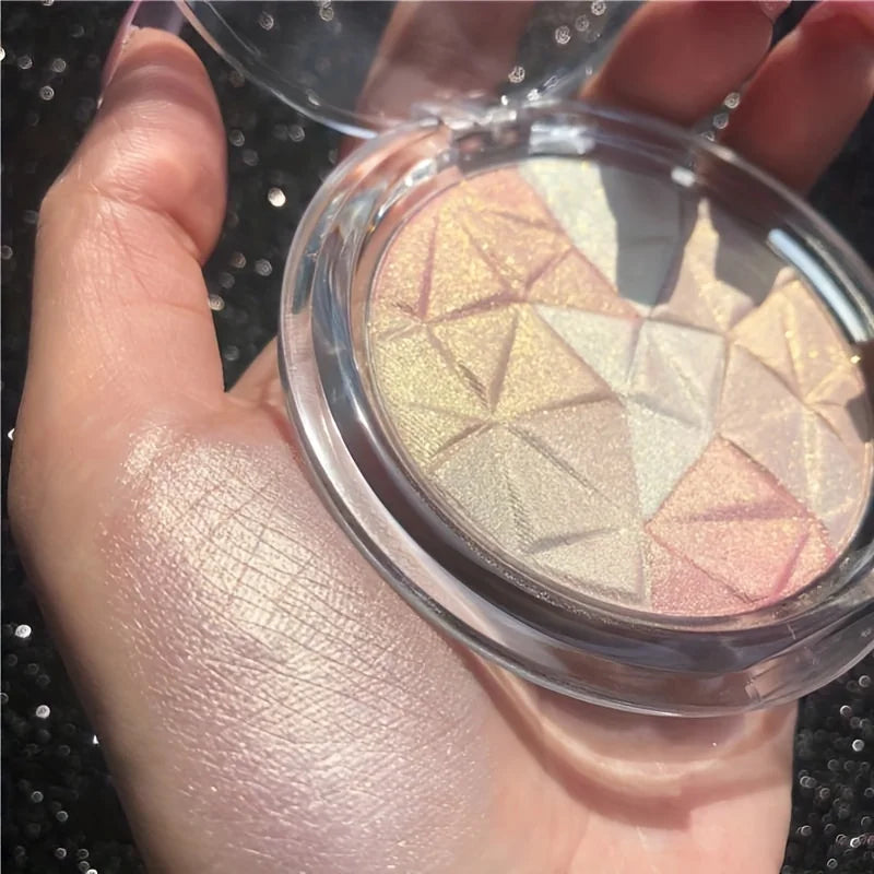 Luxe Glow Highlighter and Bronzer Palette - Ultra-Concentrated Shimmer for Face Body - Long-Lasting & Versatile for Any Occasion