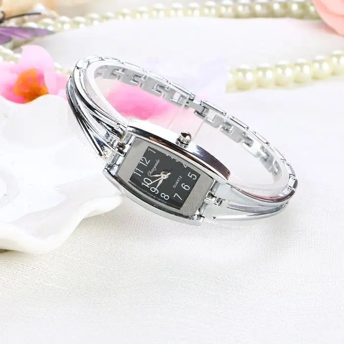 Newest Women's Wristwatch Bracelets Fashion Stainless Steel Ladies Watches Quartz Female Clock Reloj Mujer Watches