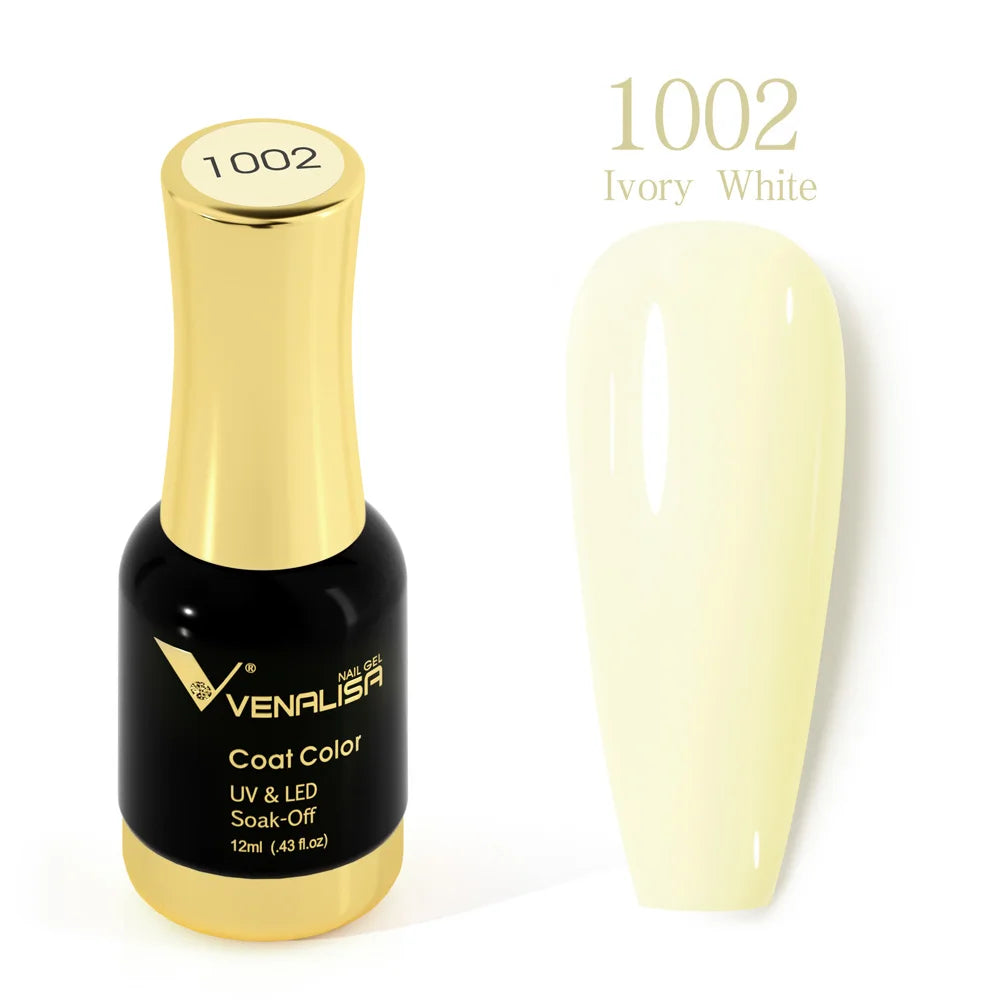 #1004 VENALISA Nail Gel Polish Hema TPO Free Semi Permanent Jelly Nude Pink Color Soak Off UV LED Ultra Diamond Varnish 12ml
