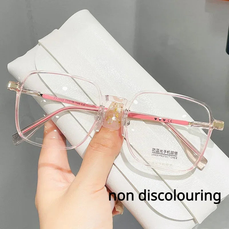 New Style Photochromic Myopia Glasses Men Women Color Changing Eyeglasses Anti UV Sunglasses Luxury Short-sighted Eyewear 0~-6.0