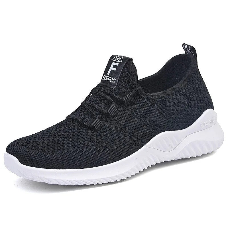 Spring Women Mesh Breathable Casual Shoes Woman Lace-up Vulcanized Shoes Ladies Platform Sneakers Female Shoes Zapatos De Mujer