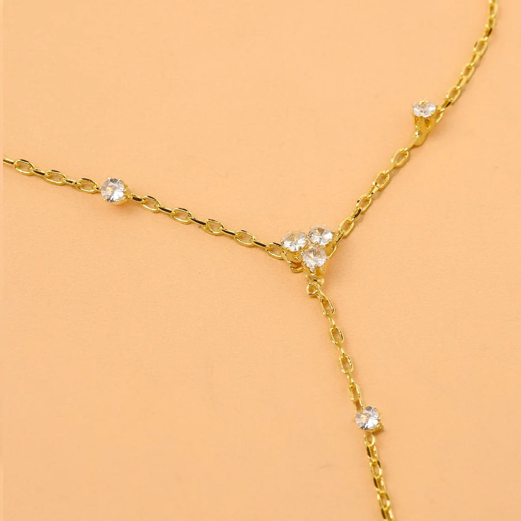 2025 Summer New Rhinestone Flower Bracelet Geometric Crystal Metal Bracelet for Women Beach Party Jewelry Accessories