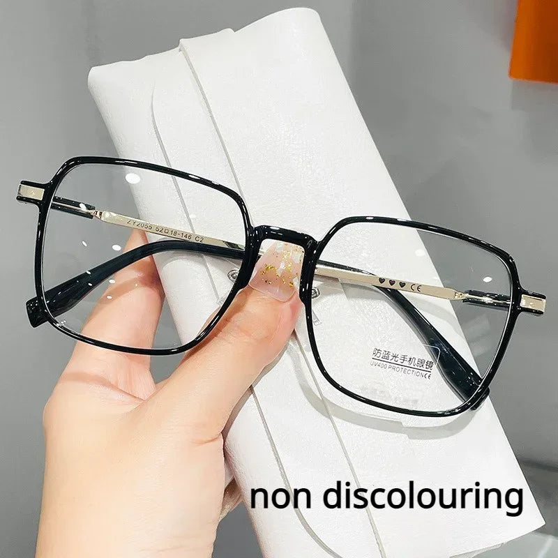 New Style Photochromic Myopia Glasses Men Women Color Changing Eyeglasses Anti UV Sunglasses Luxury Short-sighted Eyewear 0~-6.0