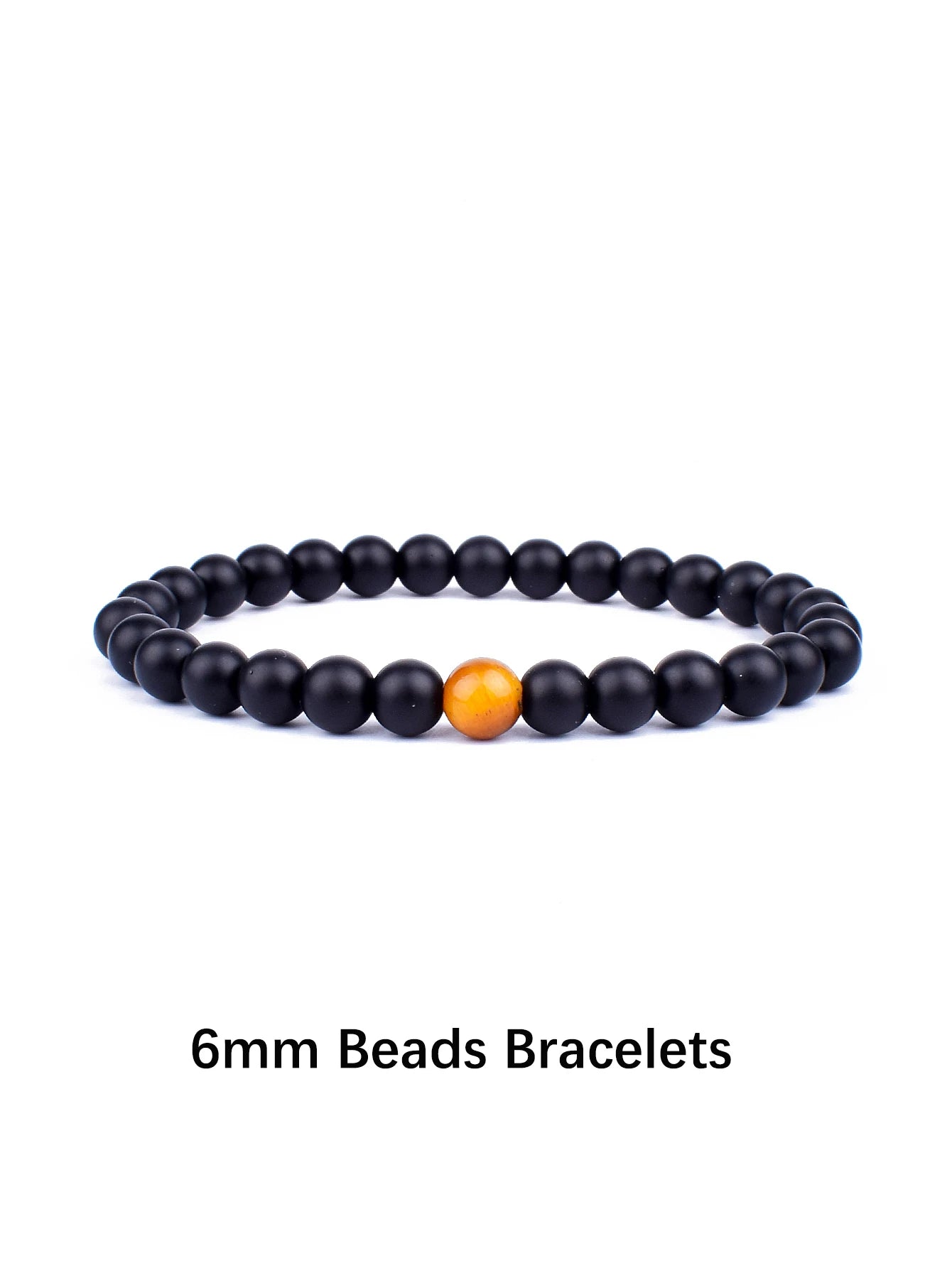 Triple Power Beaded Bracelet Tiger's Eye for Courage Obsidian Grounding & Pyrite for Wealth Natural Stones Healthy Care Jewelry