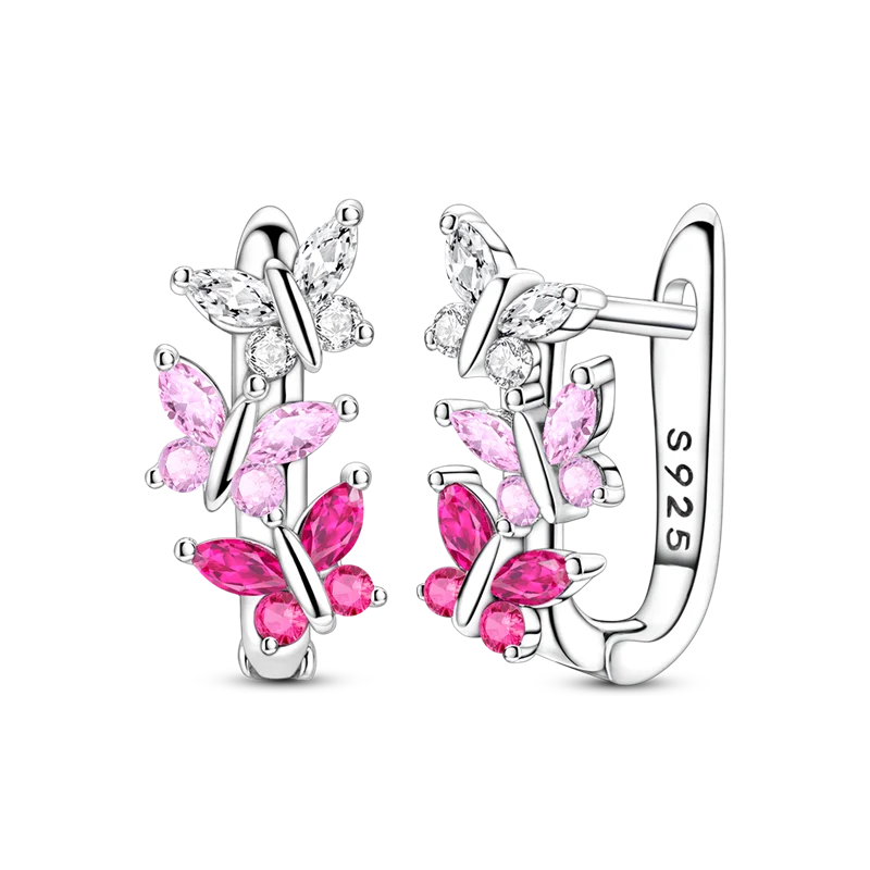 Ladies' Gold Earrings 925 Pure Silver Tree of Life Earrings, Birthday, Wedding, Engagement Party Fashion Jewelry Gifts 2025 New