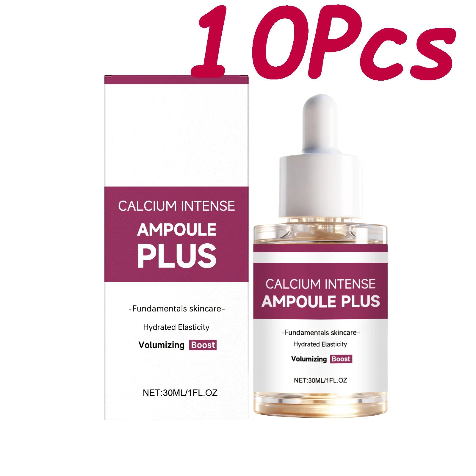 Calcium Intense Ampoule Plus with Collagen Moisturizing Essence Firming Smoothing Brightening Revitalizing Hydrating Face Serum