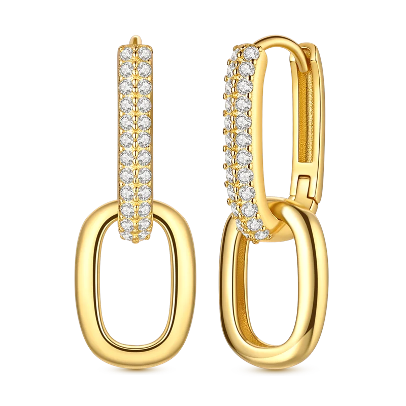 Ladies' Gold Earrings 925 Pure Silver Tree of Life Earrings, Birthday, Wedding, Engagement Party Fashion Jewelry Gifts 2025 New