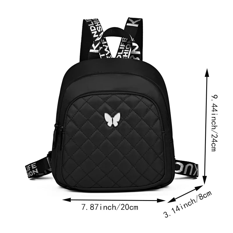 Backpack women's new Korean version of all fashionable Oxford cloth backpack fashion leisure large capacity travel schoolbag