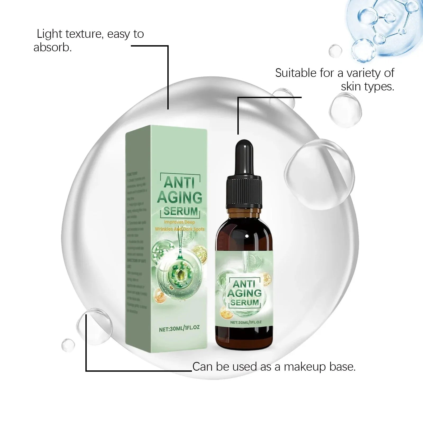 Wrinkles disappear,20 years younger