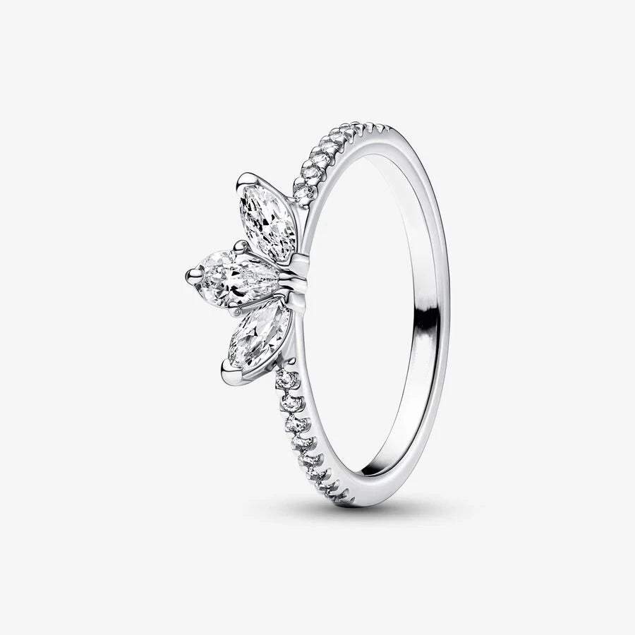 100% 925 sterling silver ring Classic Crown Light luxury charm exquisite suitable for ladies Valentine's Day jewelry gifts