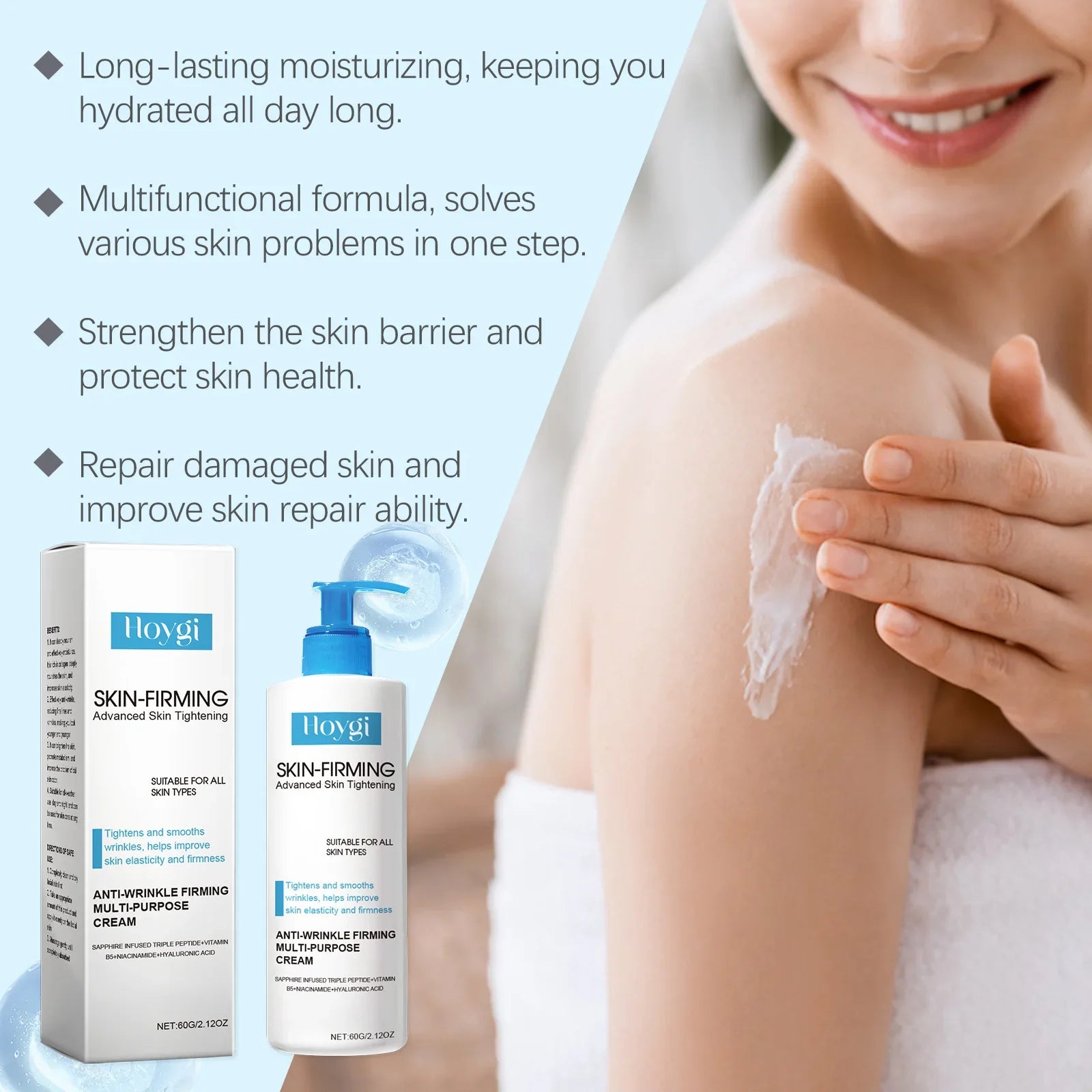 Collagen Firming Skin Serum Tightens and Lifts Elasticity Boosting Formula Lightweight Fast Absorbing for All Skin Types