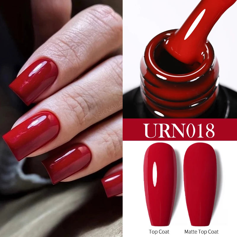 UR SUGAR 7.5ml Nude Glitter Color Nail Gel Polish Semi-permanent Varnish Soak Off Nail Art Base Top Coat UV LED Gel Manicure