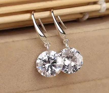 Hollow Out Leaves Earrings for Women Trendy Vintage Crystal Ear Stud Wheat Unique Design Silver Golden Color Girl Jewelry Gift