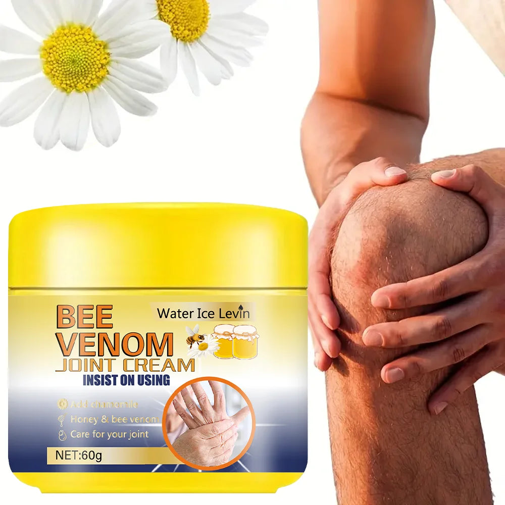 60g Bee Venom Joint Cream, Moisturizing Joints, Mild Formula, Containing Bee Venom Ingredients, Body, Knee, Waist Joints, Unisex