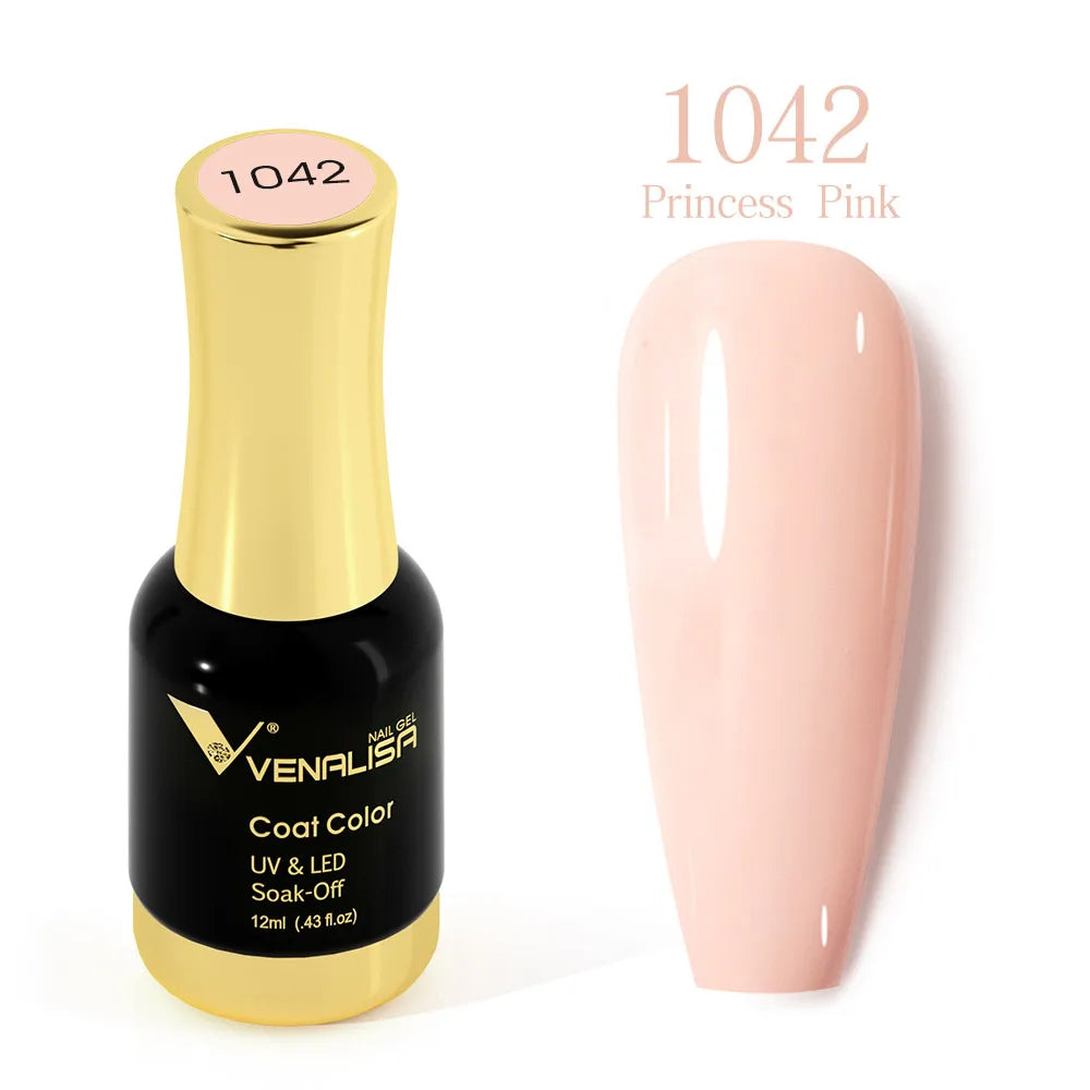 #1004 VENALISA Nail Gel Polish Hema TPO Free Semi Permanent Jelly Nude Pink Color Soak Off UV LED Ultra Diamond Varnish 12ml