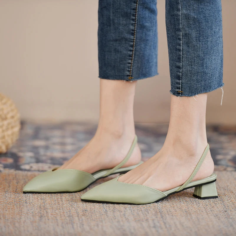 Women Flats Pointed Toe Lady Flat Heel Shoes Slip on Loafers Office Lady Elegant Shoes Soft Sole Comfortable Big Size 42