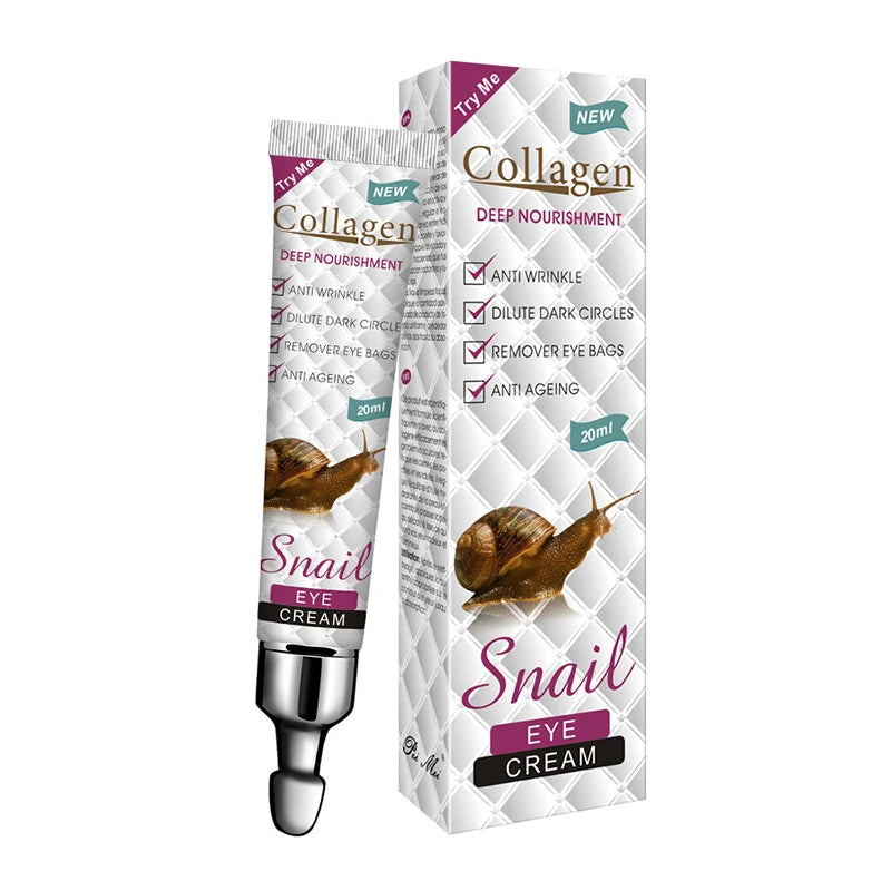 Snail Collagen Eye Cream Firming Moisturizing Anti Dark Circles Remove Eye Bags skincare Eyes Creams Skin Care for Eyes