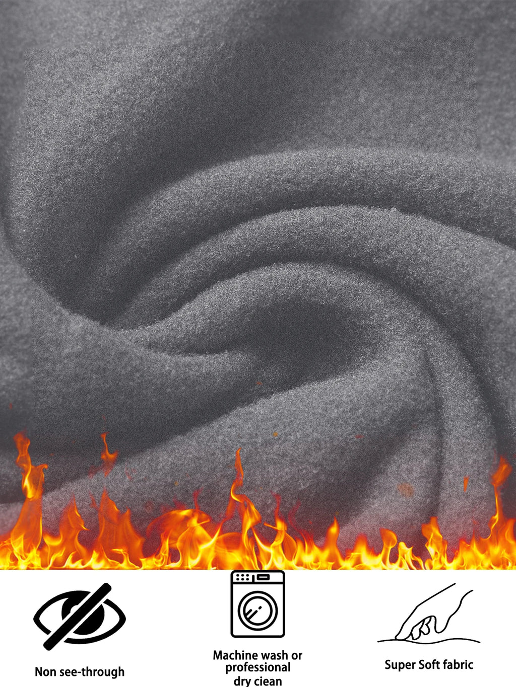 Womens Thermal Fleece Lined High Waisted Leggings. Workout Winter Warm Thick Tights Soft Yoga Pants