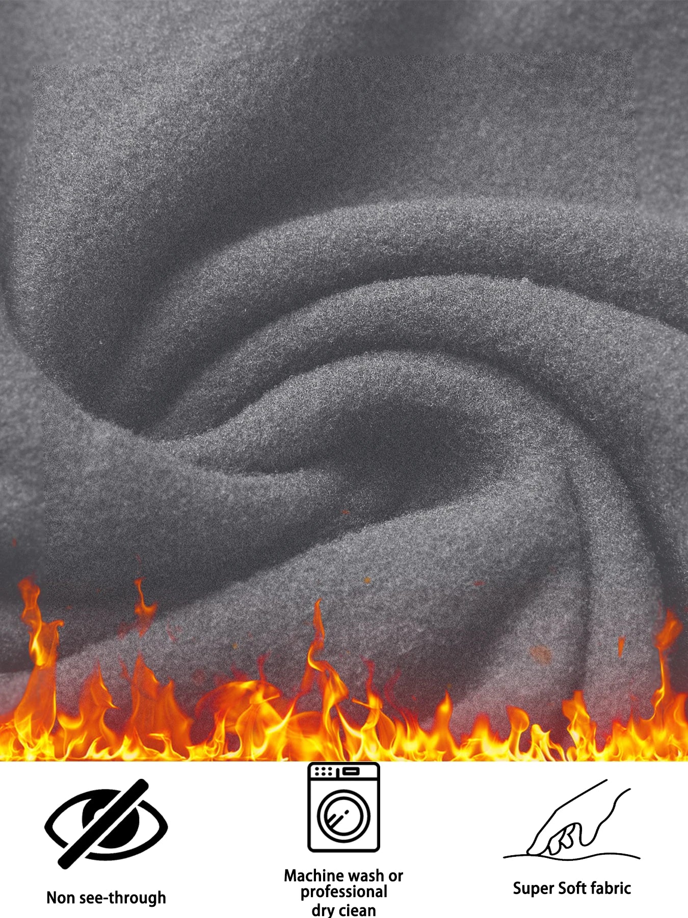 Womens Thermal Fleece Lined High Waisted Leggings. Workout Winter Warm Thick Tights Soft Yoga Pants