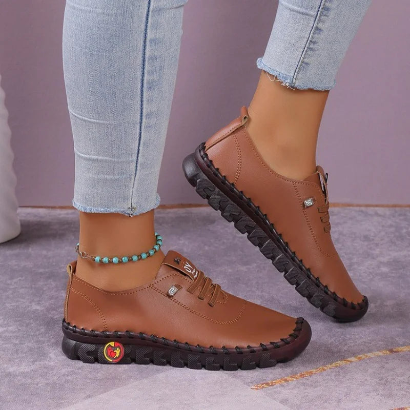 New Sneakers Women Shoes Flat Loafers Shoes for Women Comfortable Zapatillas De Mujer Slip Shoes Soft Flats Female Casual Shoes