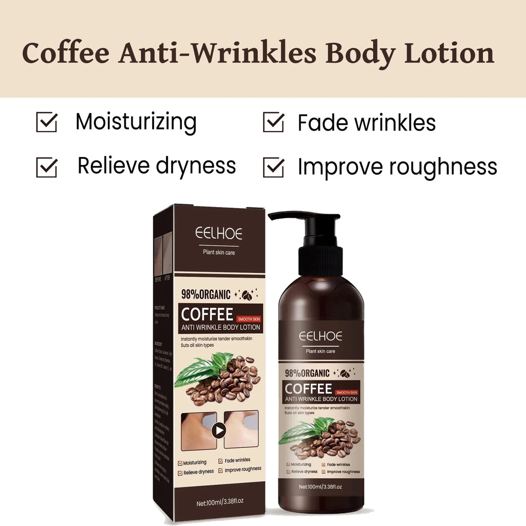 EELHOE Moisturizing Body Cream Vitamin E Remove Pigmentation Smooth Skin Brightening Skin Tone Deep Nourishing Coffee Fragrance