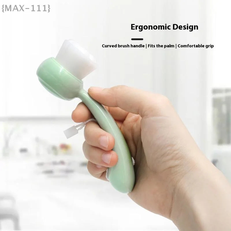 1 Pcs Pore Cleaner Face Brush, Deep Cleaning Facial Care Tool, Soft Exfoliator Brush For Blackhead Removal