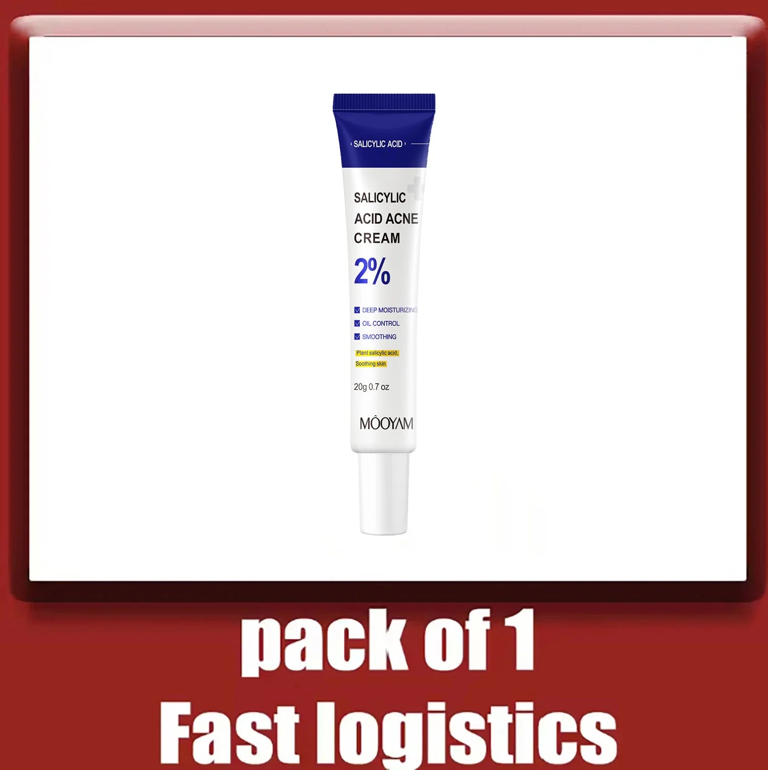 Salicylic Acid Acne Treatment Cream, Gentle Moisturizing Cream