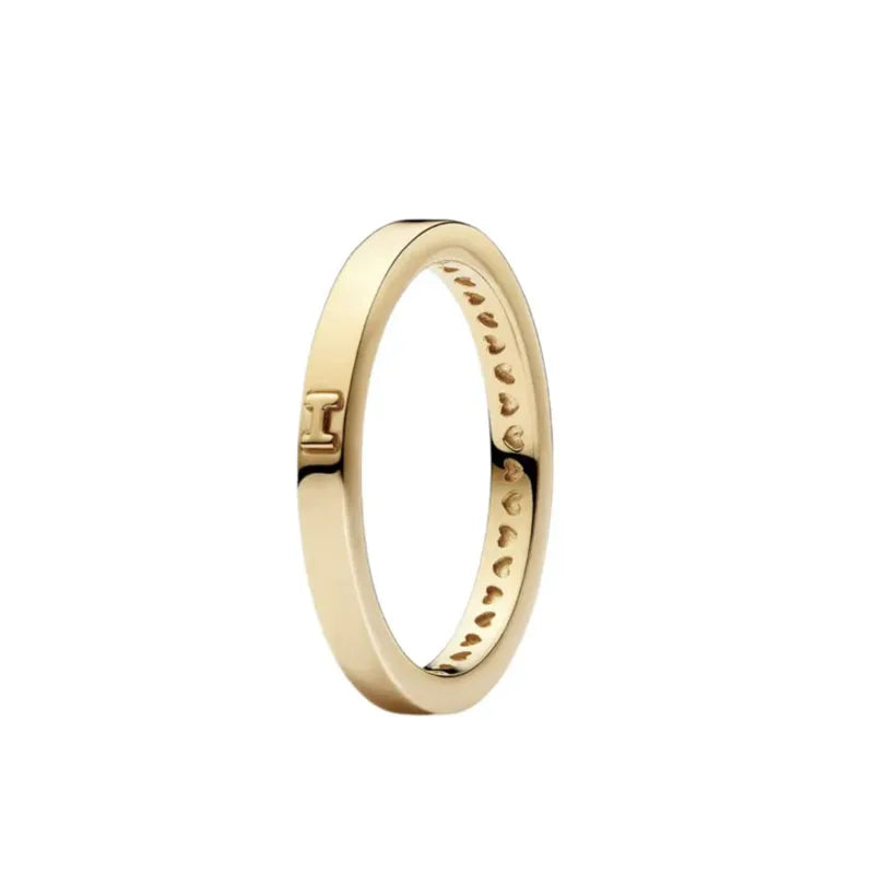 European New 925 Silver, Gold Series Bow Flower Ring Suitable For Exquisite High-Quality Jewelry For Women at Wedding Parties